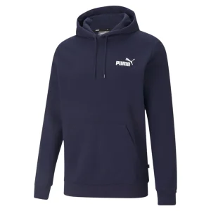 Sudadera capucha hombre Puma ESS SMALL LOGO HOODIE navy