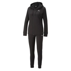 Chándal mujer Puma CLASSIC HOODED TRACK negro