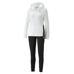Chándal mujer Puma CLASSIC HOODED TRACK blanco