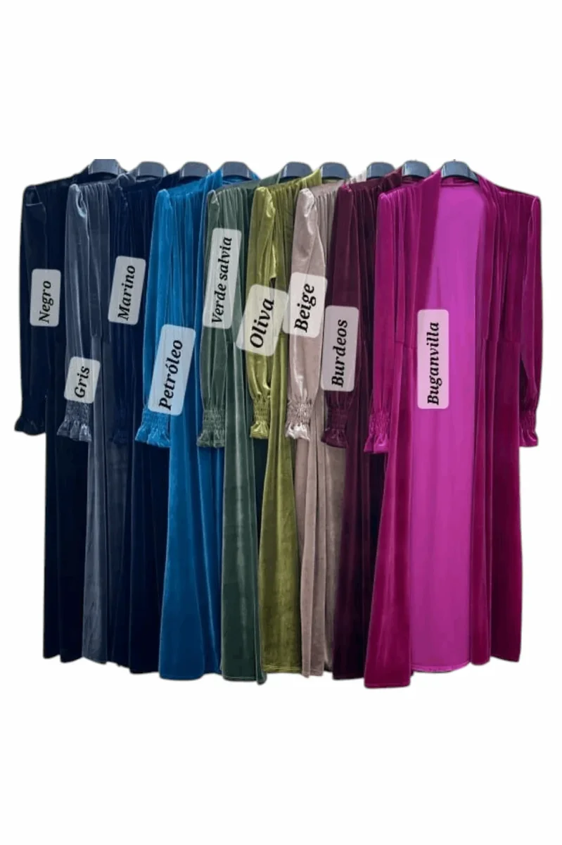 Kaftan Terciopelo | Abrigo | Varios Colores - Imagen 3