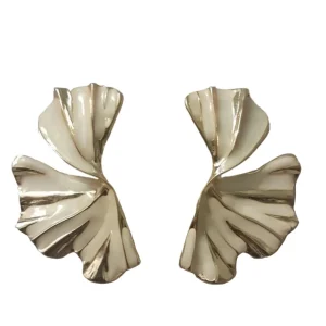 Pendientes | Ginkgo | Blancos