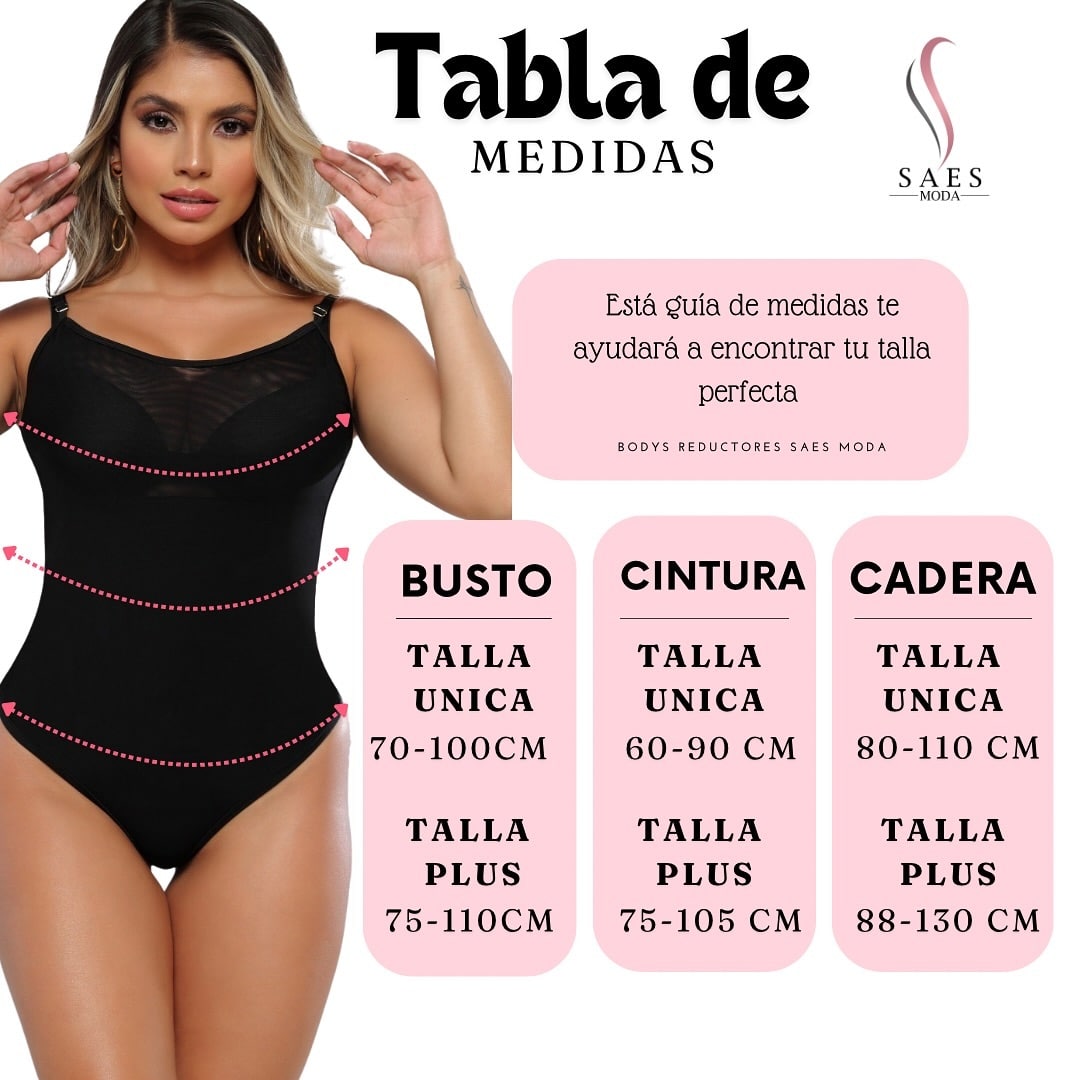 BODY TRANSPARENCIA EN TANGA SIN FAJA 304 SAES - Imagen 4