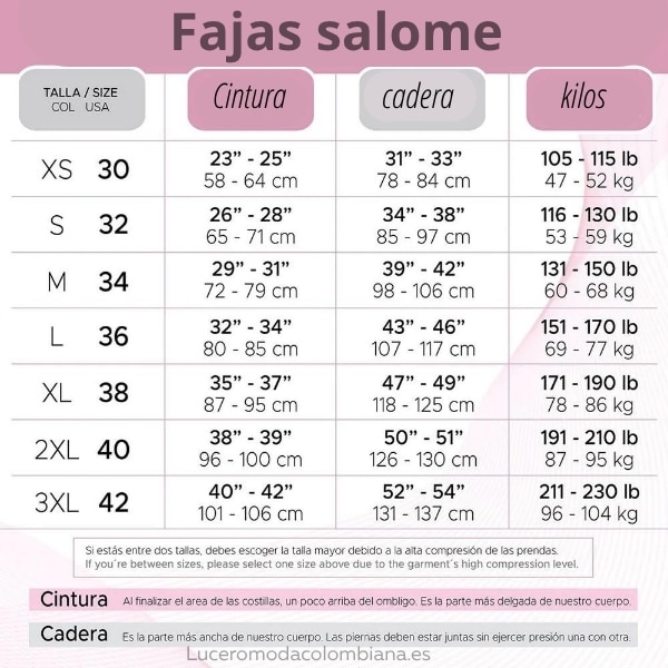 FAJA SALOME REF 0218C SHORT INVISIBLE BANDA SILICONADA STRAPLESS - Imagen 6