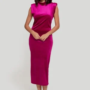 Vestido Eventos Navidad | Cenas y Comidas | Rosa | Terciopelo