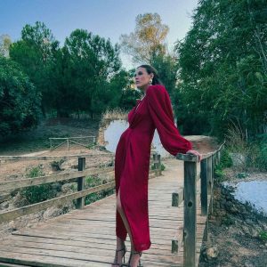 Vestido Chambery | 1 Ud Talla L 1 Ud Talla XL | Rojo