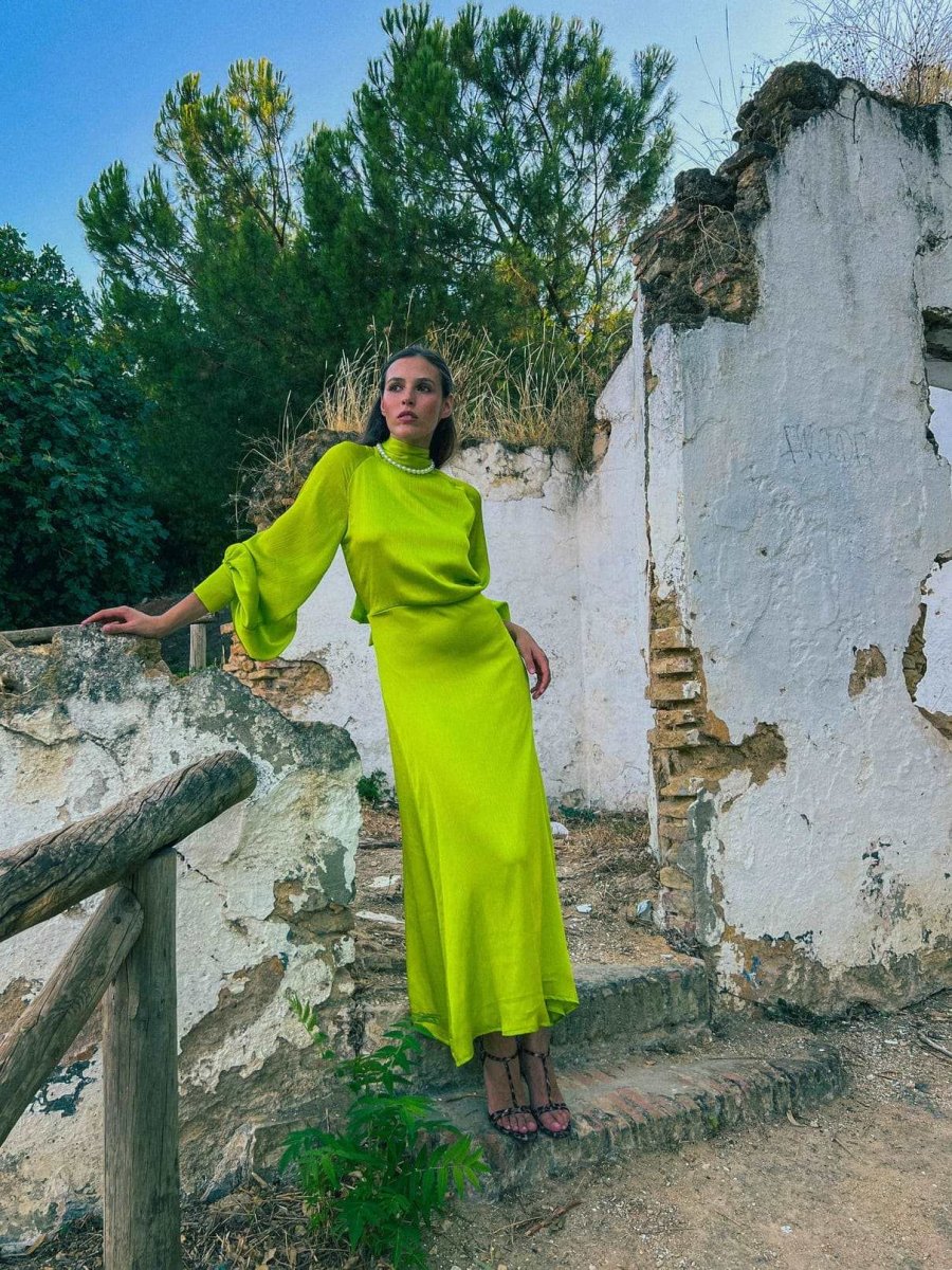 Vestido Riomaggiore | Oro | Última Ud Talla L - Imagen 5