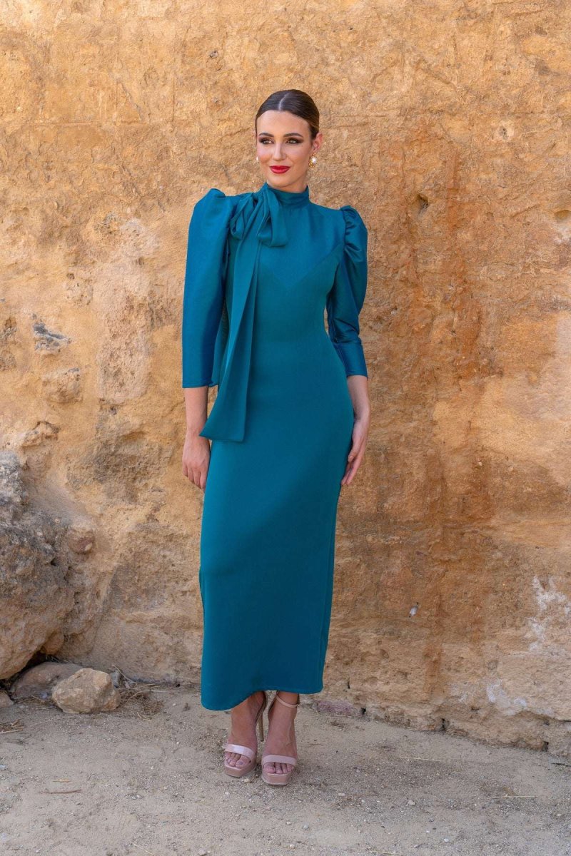 Vestido Cerdeña | Petróleo 1 Ud XL - Imagen 2