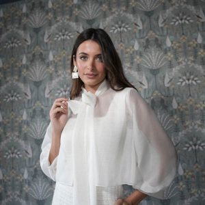 Vestido Madre Comunión | Chanel y Gasa | Crudo | Blois| Última talla M