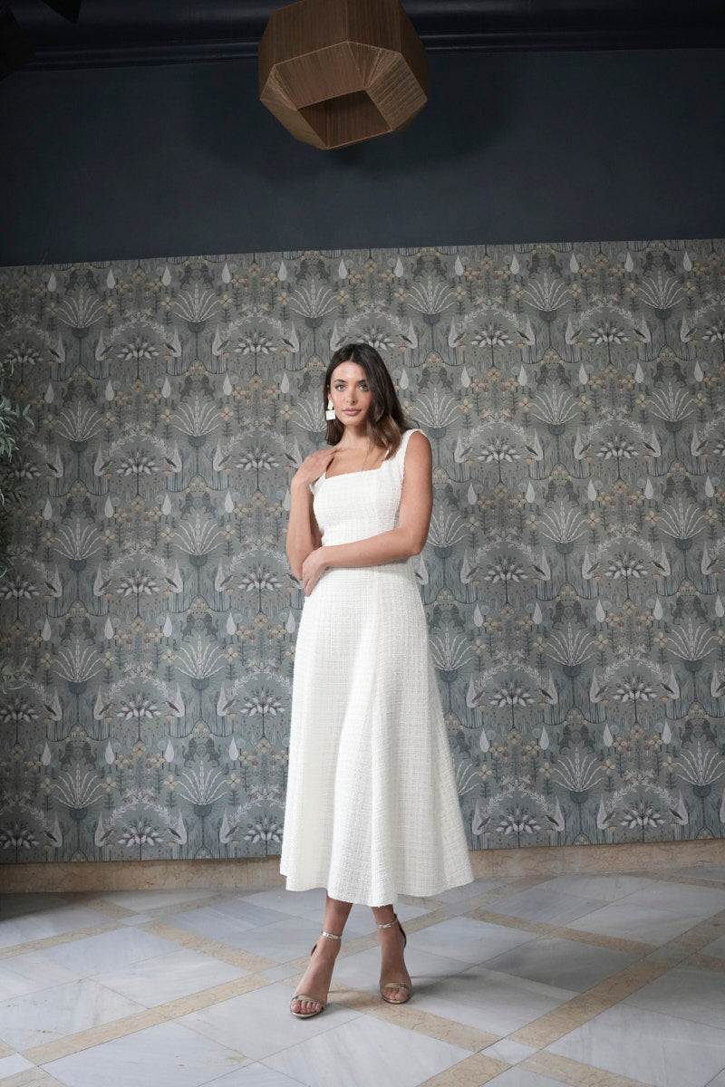 Vestido Madre Comunión | Chanel y Gasa | Crudo | Blois| Última talla M - Imagen 6