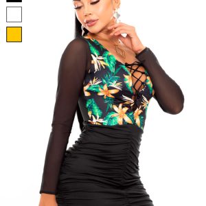 Vestido Flower style